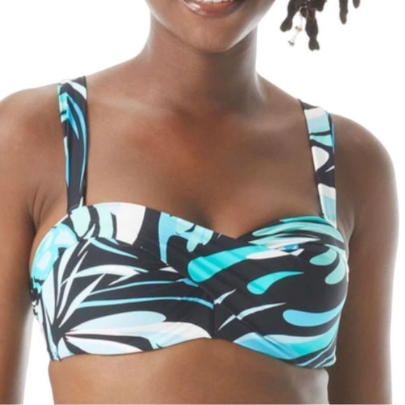 ☀️☀️☀️ Coco Reef CASSIS SWIRL 5 Way Styling Bikini Top w/Shirred Bikini Bottoms - Picture 4 of 16
